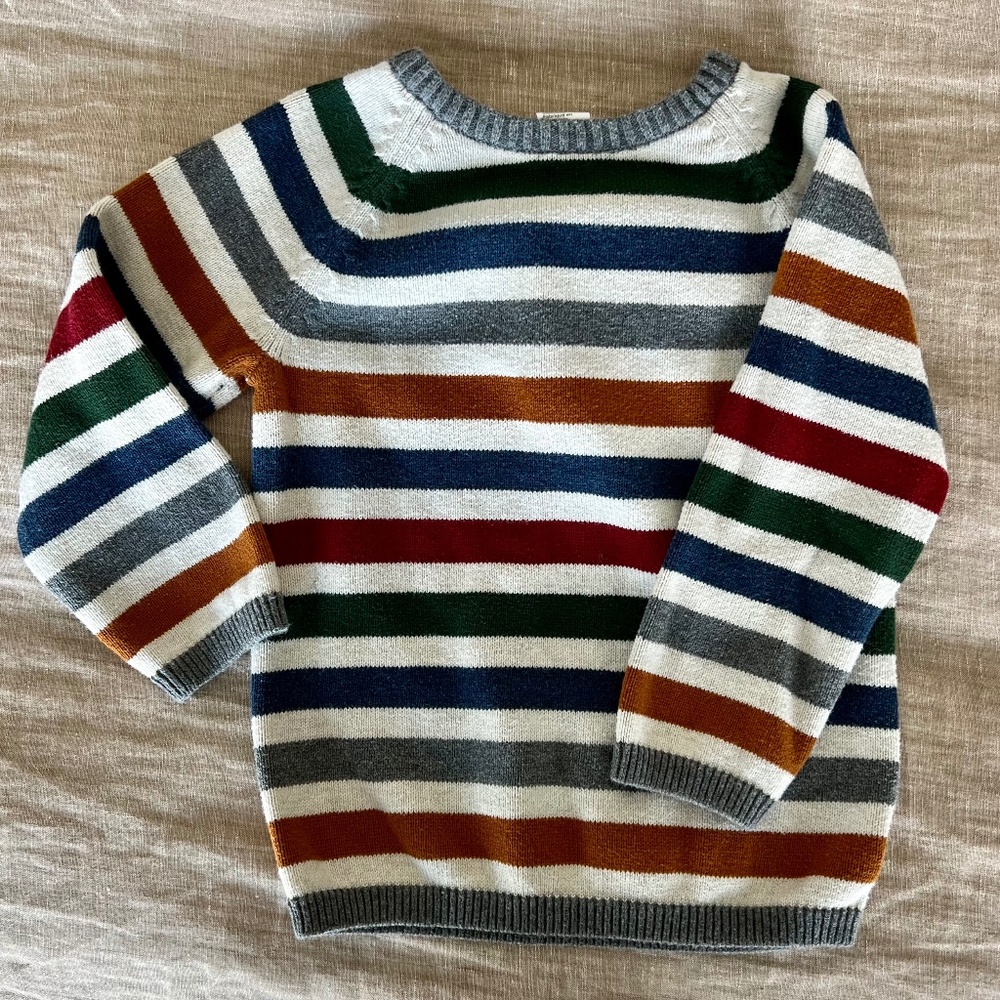 Multi Color Striped Sweater | 100% Cotton